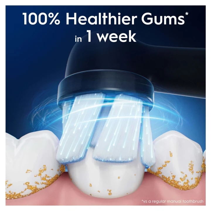 Oral-B iO Gentle Care Tandborsthuvuden Svart 2-pack Oral-B