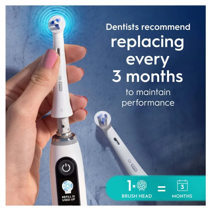 Oral-B iO Interdental Clean Tandborsthuvuden Vit 2-pack Oral-B