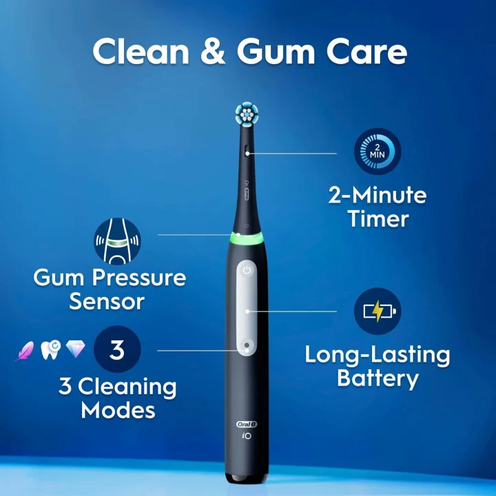 Oral-B iO 3 Svart Eltandborste Oral-B