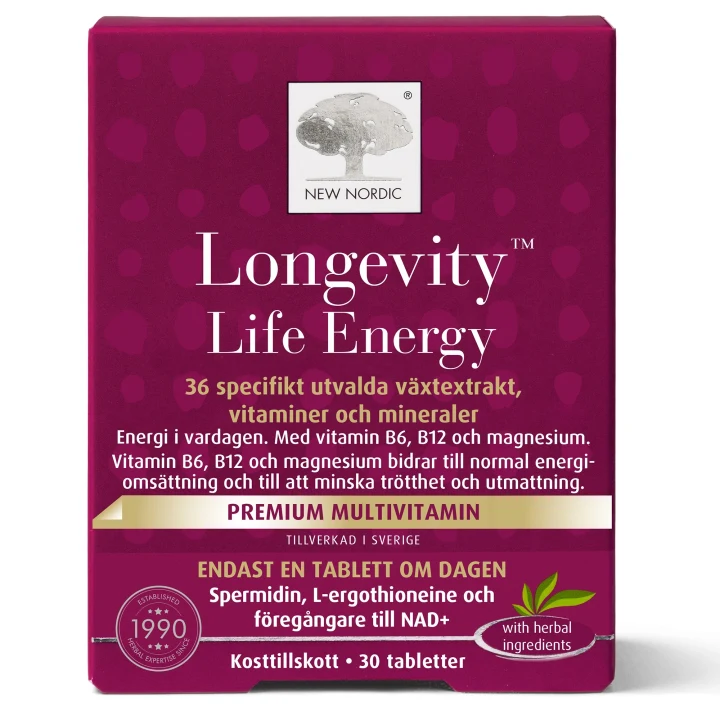 New Nordic Longevity L-ergothioneine 30 st New Nordic