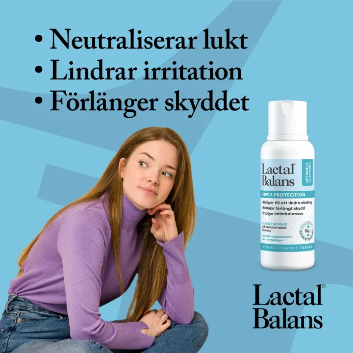 Lactal Balans Triple Protection Intimtvätt 250 ml Lactal Balans