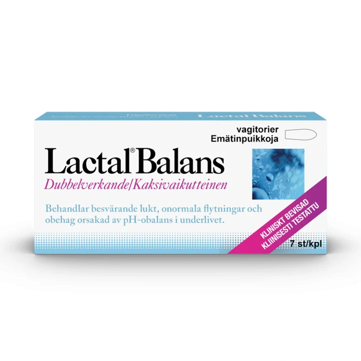 Lactal Balans Vagitorier Intimvård 7 st Lactal Balans