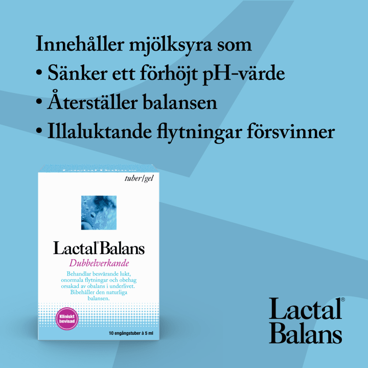 Lactal Balans Gel Intimvård 10 x 5 ml Lactal Balans