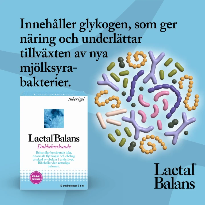 Lactal Balans Gel Intimvård 10 x 5 ml Lactal Balans