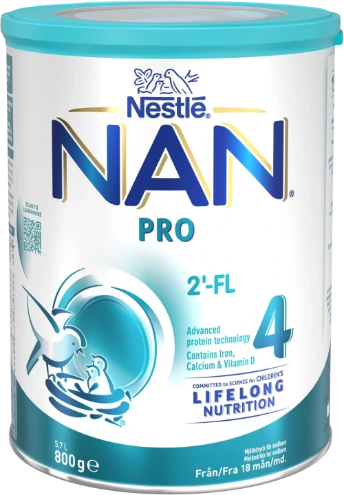 NAN PRO 4 Mjölkersättning 800 g Nan