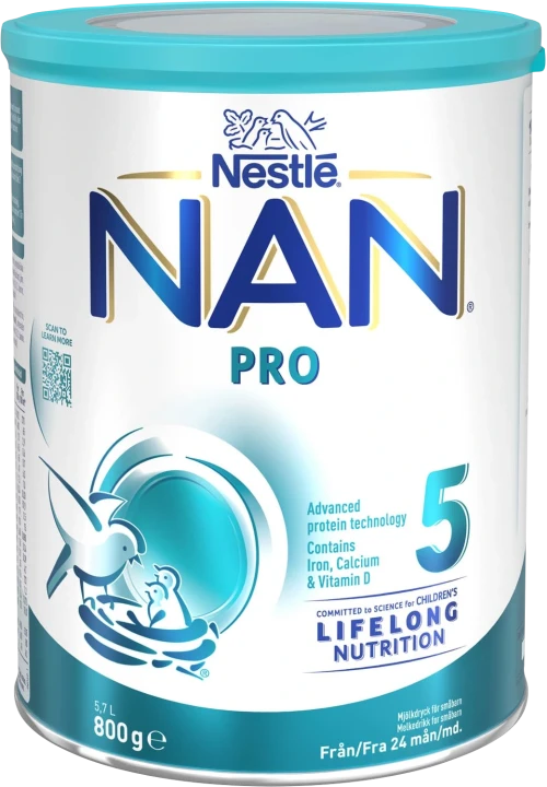 NAN PRO 5 Mjölkersättning 800 g Nan