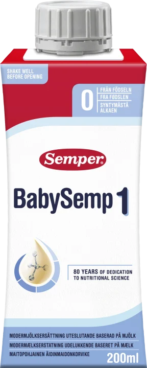 Semper BabySemp 1 Drickfärdig Modersmjölksersättning 200 ml Semper