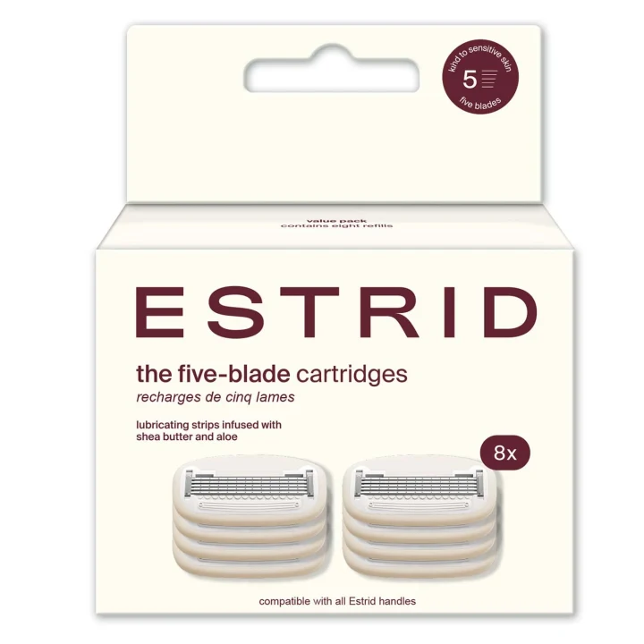 Estrid Five-Blade Cartridges XL 8-pack Estrid