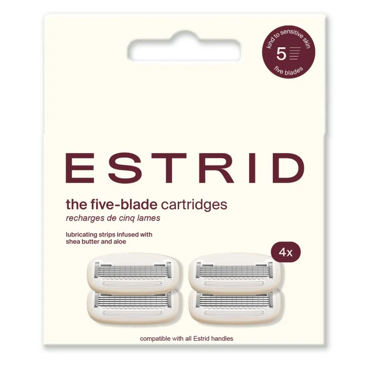 Estrid Five-Blade Cartridges 4-pack Estrid