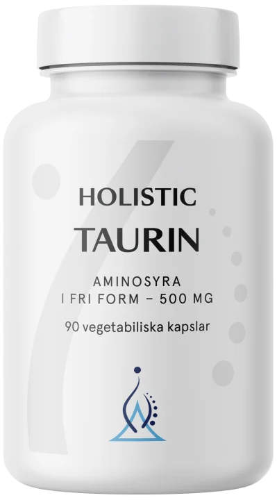 Holistic Taurin 500 mg 90 kapslar Holistic