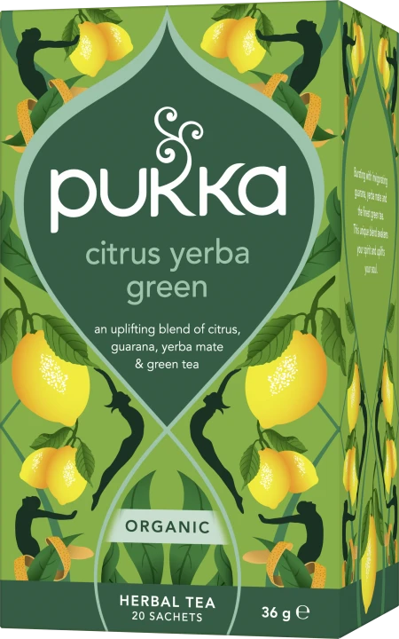Pukka Grönt te Citrus Yerba Green EKO 20 st Pukka