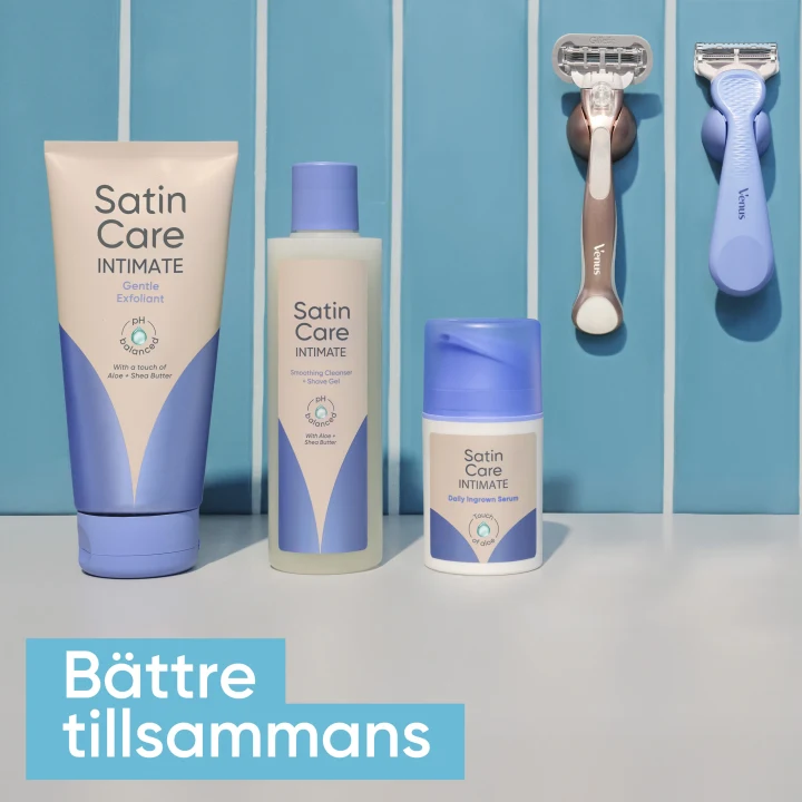 Satin Care Cleanser + Shave Gel 190 ml Satin Care