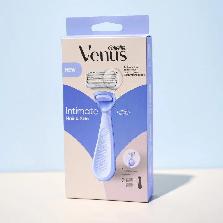 Gillette Venus Initimate Rakhyvel för Intimområdet, 1 rakblad Gillette Venus