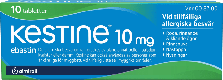 Kestine filmdragerad tablett 10 mg 10 st Kestine