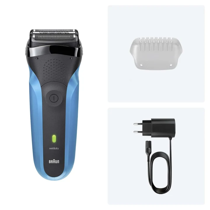 Braun Series 3 Elektrisk Rakapparat 310S Blå Braun