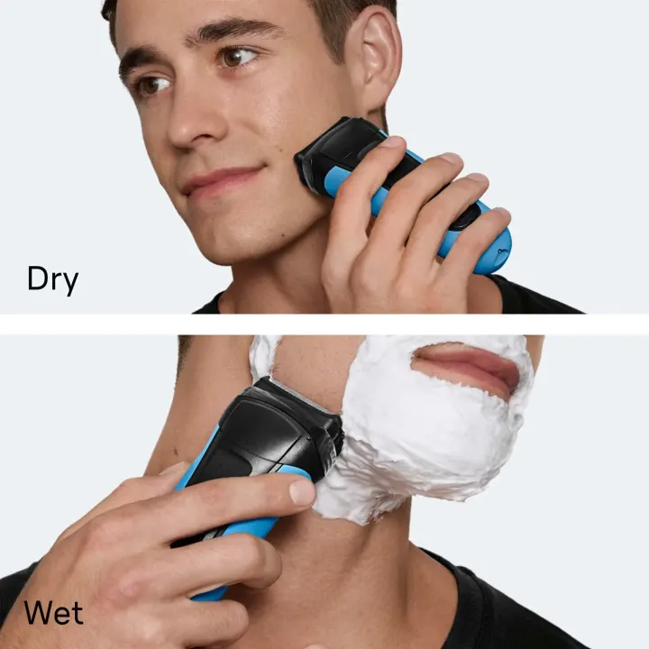Braun Series 3 Elektrisk Rakapparat 310S Blå Braun