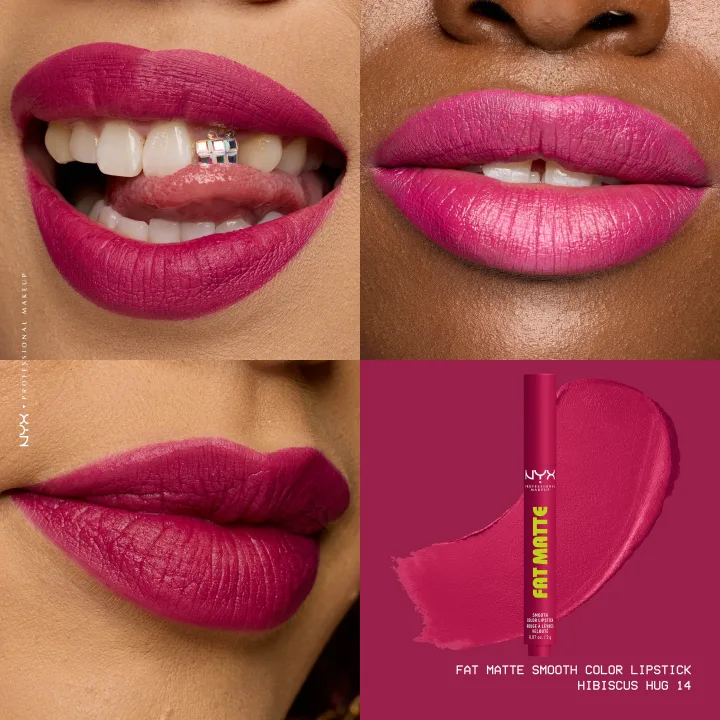 NYX Professional Makeup Fat Matte Slick Click Pomade 8 ml 14 Hibiscus Hug NYX Professional Makeup