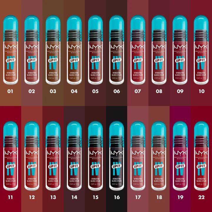 NYX Professional Makeup Lip I.V. Lip Gloss 5 ml 22 Cherry Drenched NYX Professional Makeup