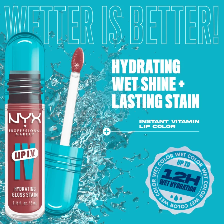 NYX Professional Makeup Lip I.V. Lip Gloss 5 ml 17 Petal Pourin NYX Professional Makeup