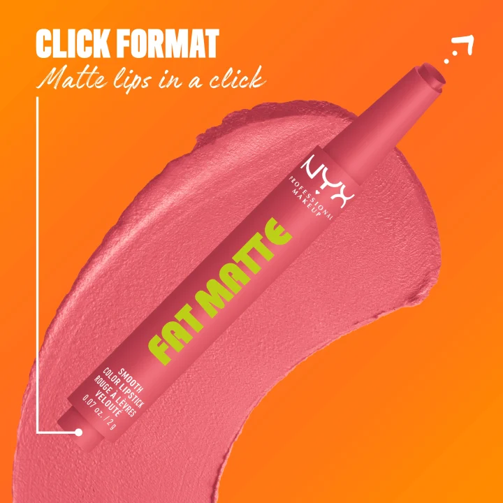 NYX Professional Makeup Fat Matte Slick Click Pomade 8 ml 11 Pink Puff NYX Professional Makeup