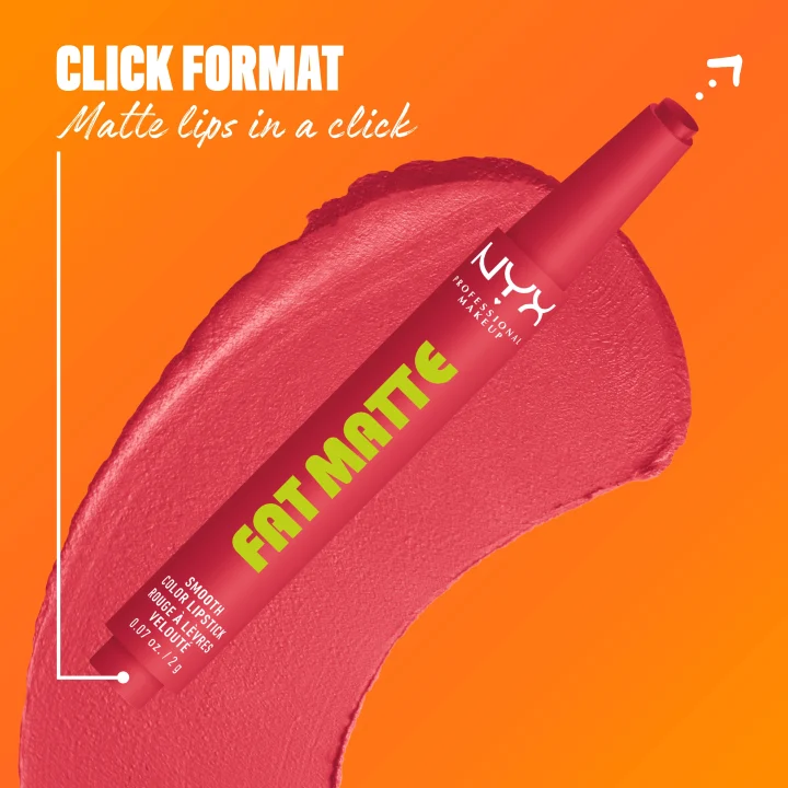 NYX Professional Makeup Fat Matte Slick Click Pomade 8 ml 10 Flamingo Feather NYX Professional Makeup