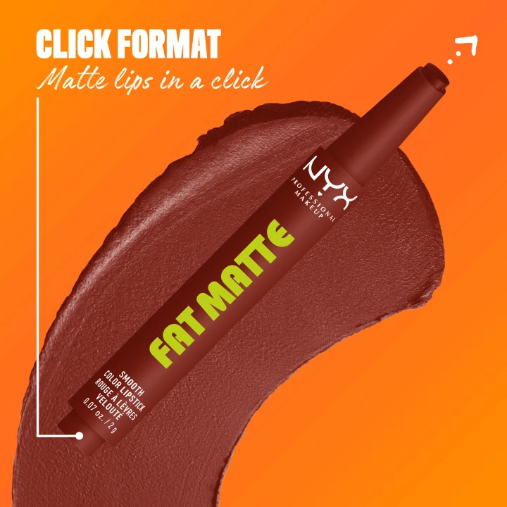NYX Professional Makeup Fat Matte Slick Click Pomade 8 ml 07 Cuddles NYX Professional Makeup