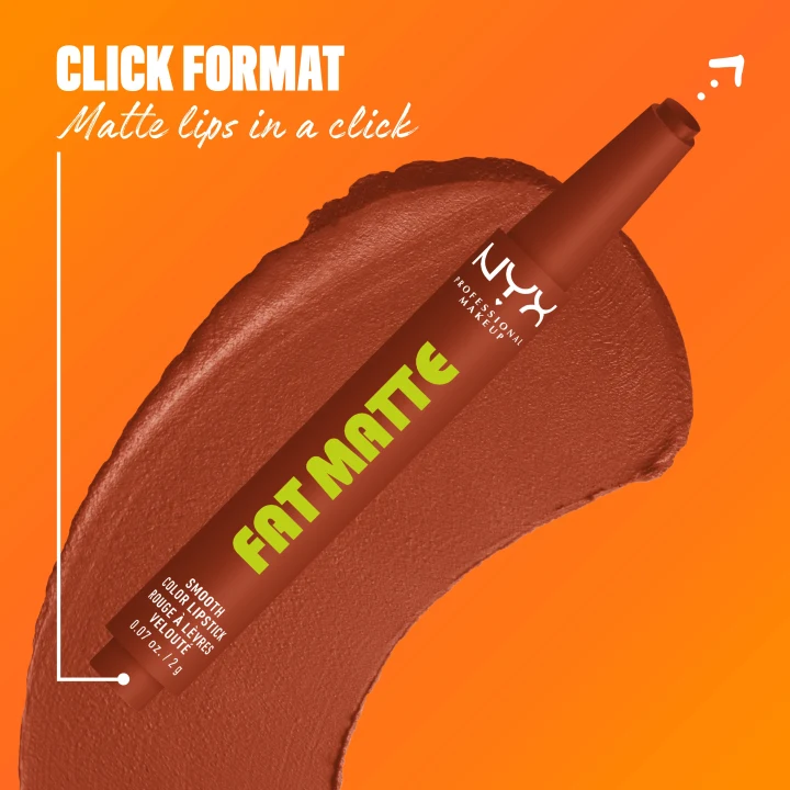 NYX Professional Makeup Fat Matte Slick Click Pomade 8 ml 06 Beary Nude NYX Professional Makeup