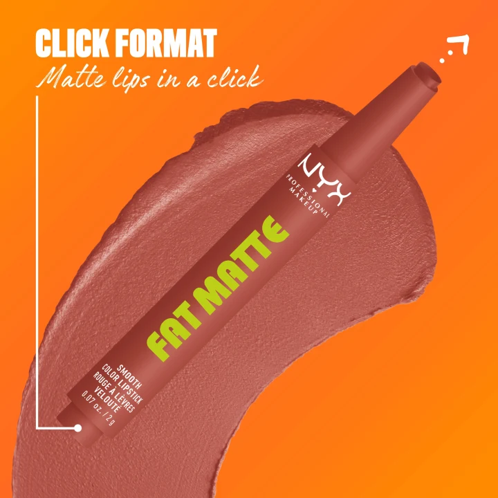 NYX Professional Makeup Fat Matte Slick Click Pomade 8 ml 04 Rose Robe NYX Professional Makeup