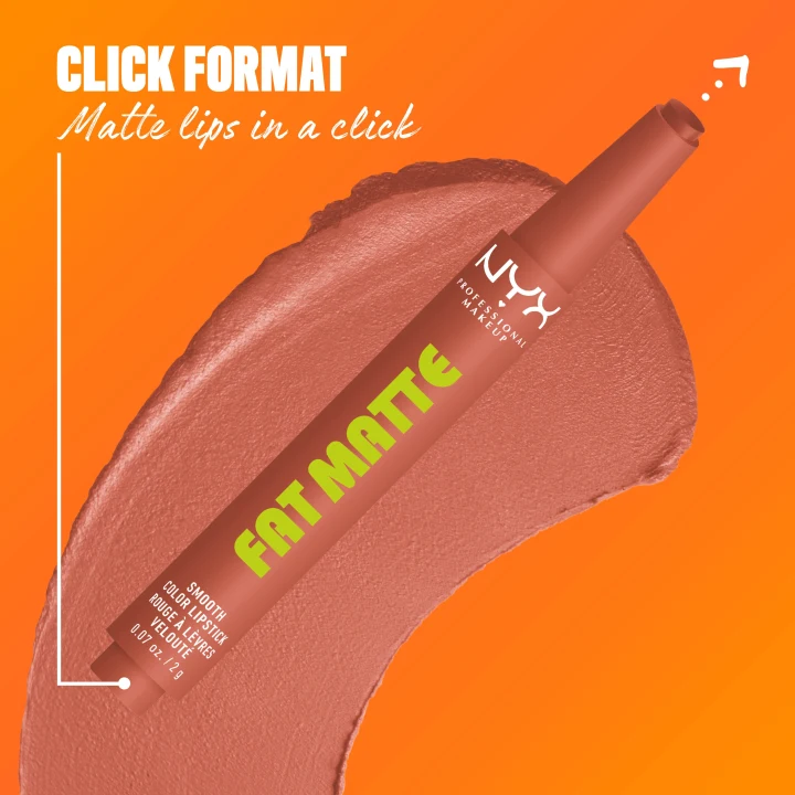 NYX Professional Makeup Fat Matte Slick Click Pomade 8 ml 01 Cozy Whipped NYX Professional Makeup