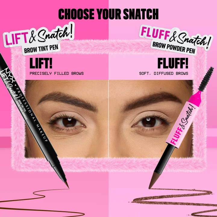 NYX Professional Makeup Fluff N Snatch Brow Powder Brynpenna 1 g 07 Espresso NYX Professional Makeup