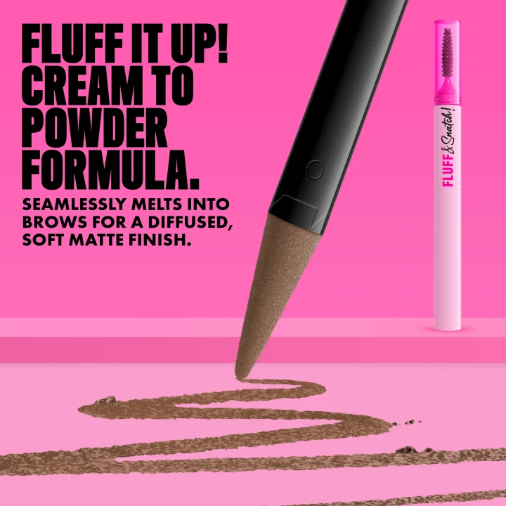 NYX Professional Makeup Fluff N Snatch Brow Powder Brynpenna 1 g 02 Taupe NYX Professional Makeup