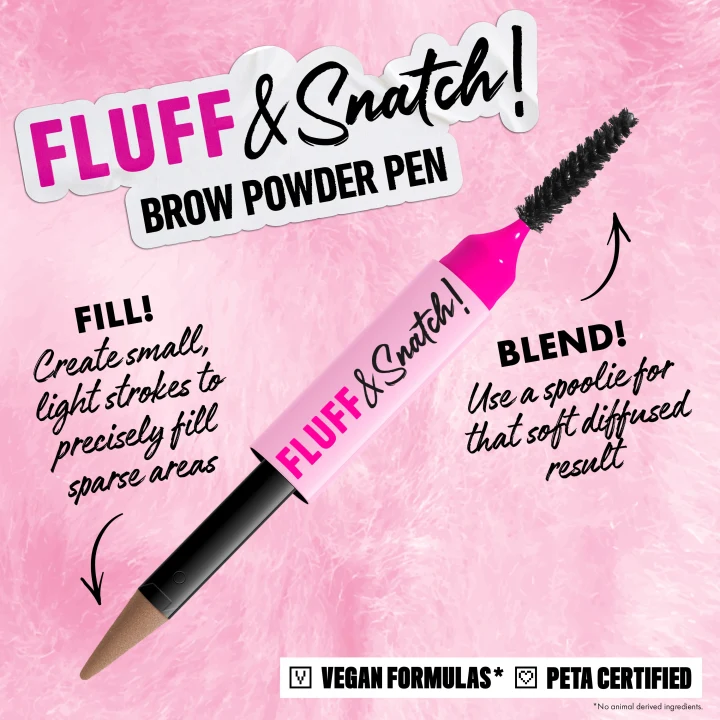NYX Professional Makeup Fluff N Snatch Brow Powder Brynpenna 1 g 01 Ash Blonde NYX Professional Makeup