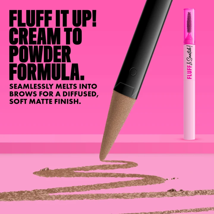NYX Professional Makeup Fluff N Snatch Brow Powder Brynpenna 1 g 01 Ash Blonde NYX Professional Makeup