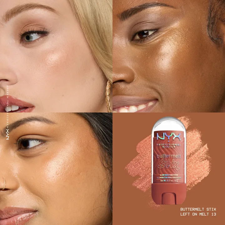 NYX Professional Makeup Buttermelt Glaze Highlighter 8 ml 13 Left On Melt NYX Professional Makeup