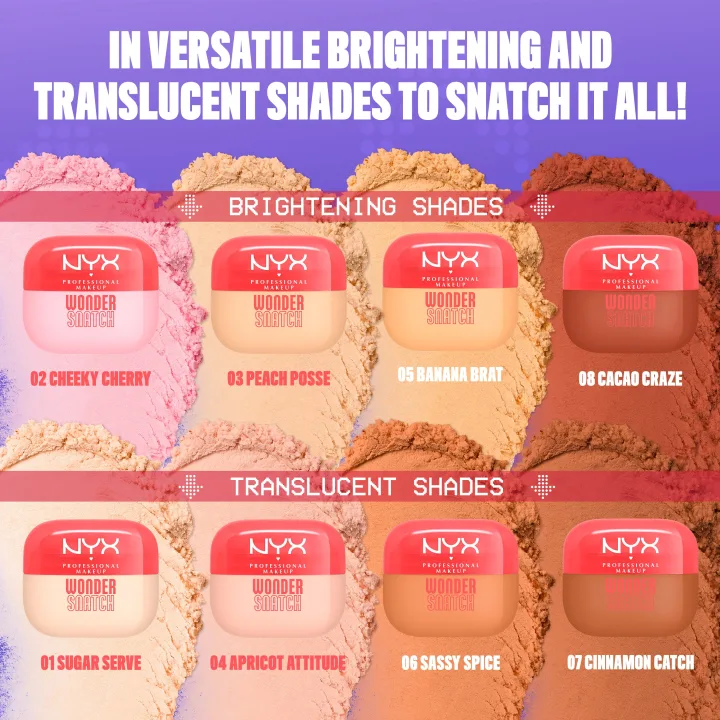 NYX Professional Makeup Wonder Snatch Loose Powder 6 g 08 Cacao Craze NYX Professional Makeup