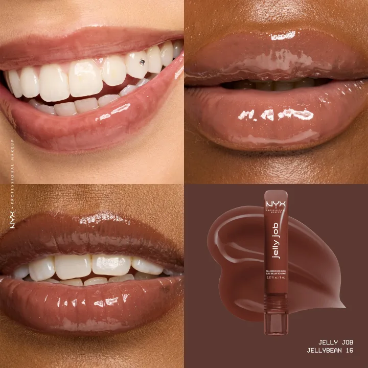 NYX Professional Makeup Jelly Job Lipgloss 8 ml 16 Jellybean NYX Professional Makeup