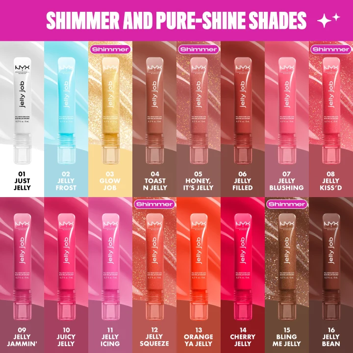 NYX Professional Makeup Jelly Job Lipgloss 8 ml 11 Jelly Icing NYX Professional Makeup