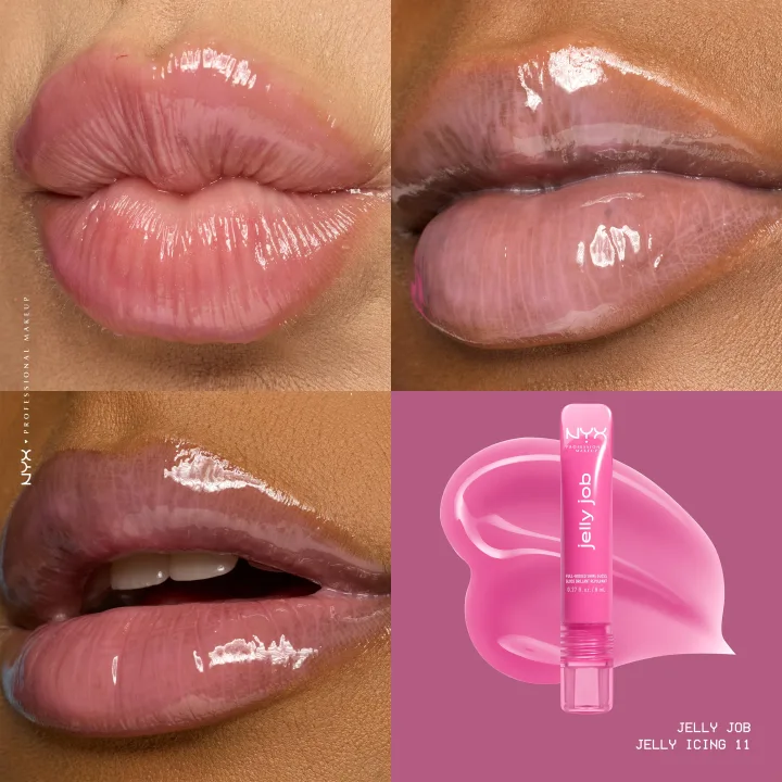 NYX Professional Makeup Jelly Job Lipgloss 8 ml 11 Jelly Icing NYX Professional Makeup