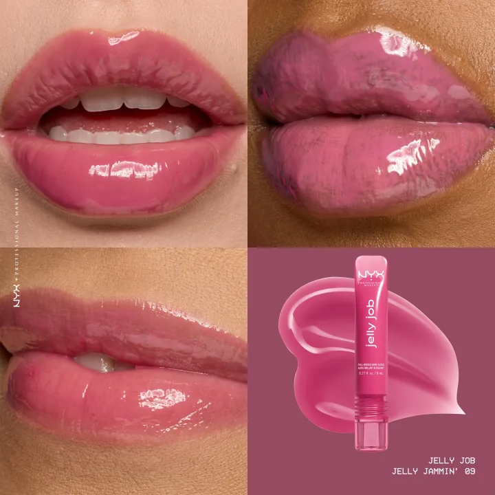 NYX Professional Makeup Jelly Job Lipgloss 8 ml 09 Jelly Jammin NYX Professional Makeup