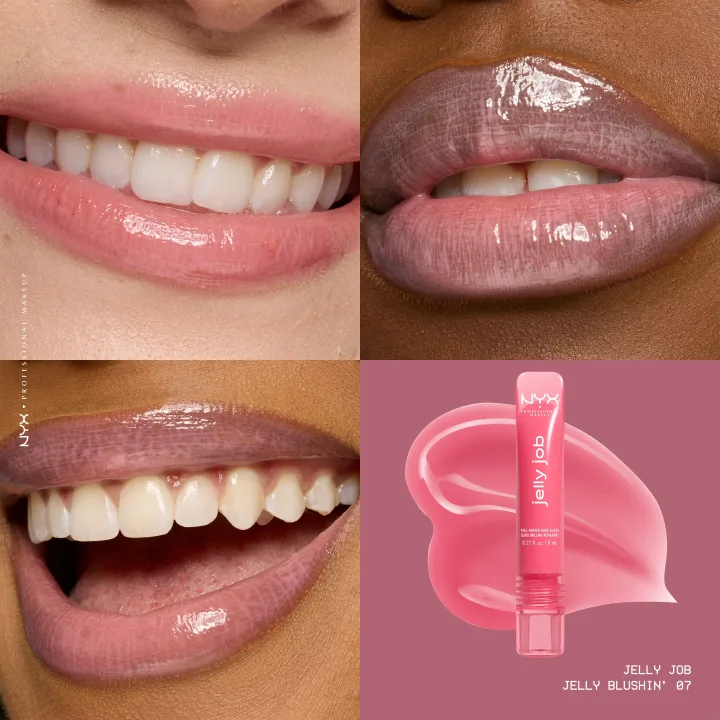 NYX Professional Makeup Jelly Job Lipgloss 8 ml 07 Jelly Blushin NYX Professional Makeup