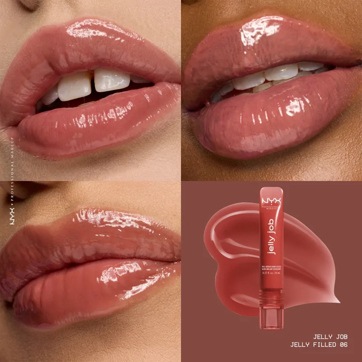 NYX Professional Makeup Jelly Job Lipgloss 8 ml 06 Jelly Filled NYX Professional Makeup