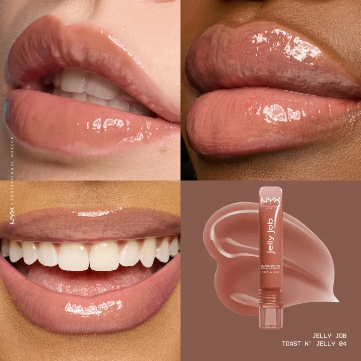 NYX Professional Makeup Jelly Job Lipgloss 8 ml 04 Toast N Jelly NYX Professional Makeup