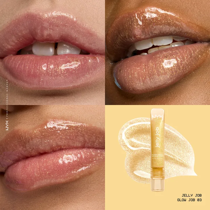 NYX Professional Makeup Jelly Job Lipgloss 8 ml 03 Glow Job NYX Professional Makeup