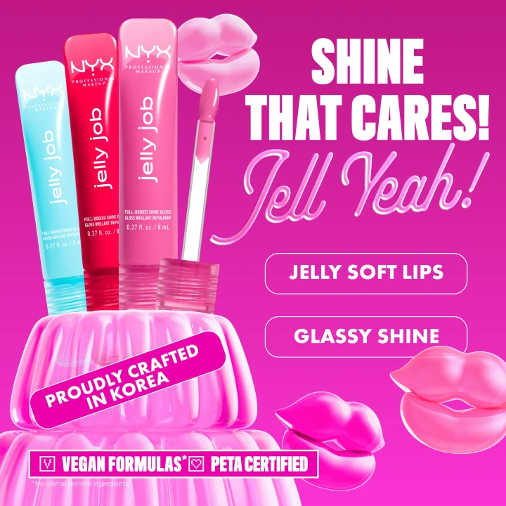 NYX Professional Makeup Jelly Job Lipgloss 8 ml 01 Just Belly NYX Professional Makeup
