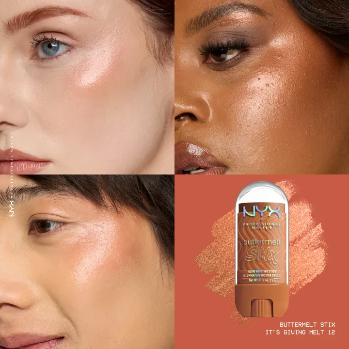 NYX Professional Makeup Buttermelt Glaze Highlighter 8 ml 12 It's Giving Melt NYX Professional Makeup