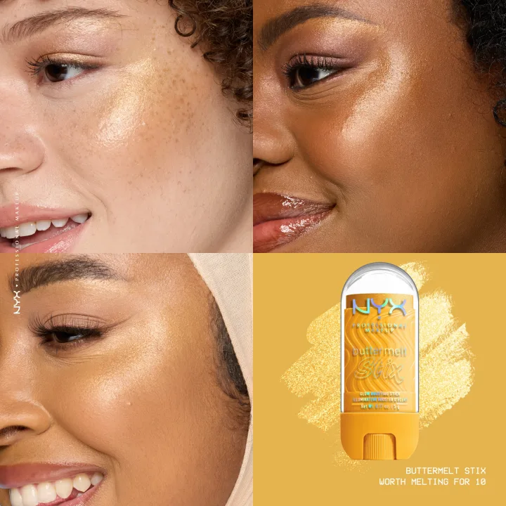 NYX Professional Makeup Buttermelt Glaze Highlighter 8 ml 10 Worth Melting For NYX Professional Makeup