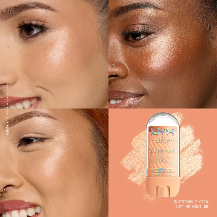 NYX Professional Makeup Buttermelt Glaze Highlighter 8 ml 08 Let Me Melt NYX Professional Makeup
