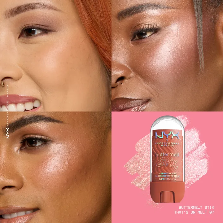 NYX Professional Makeup Buttermelt Glaze Highlighter 8 ml 07 That's On Melt NYX Professional Makeup