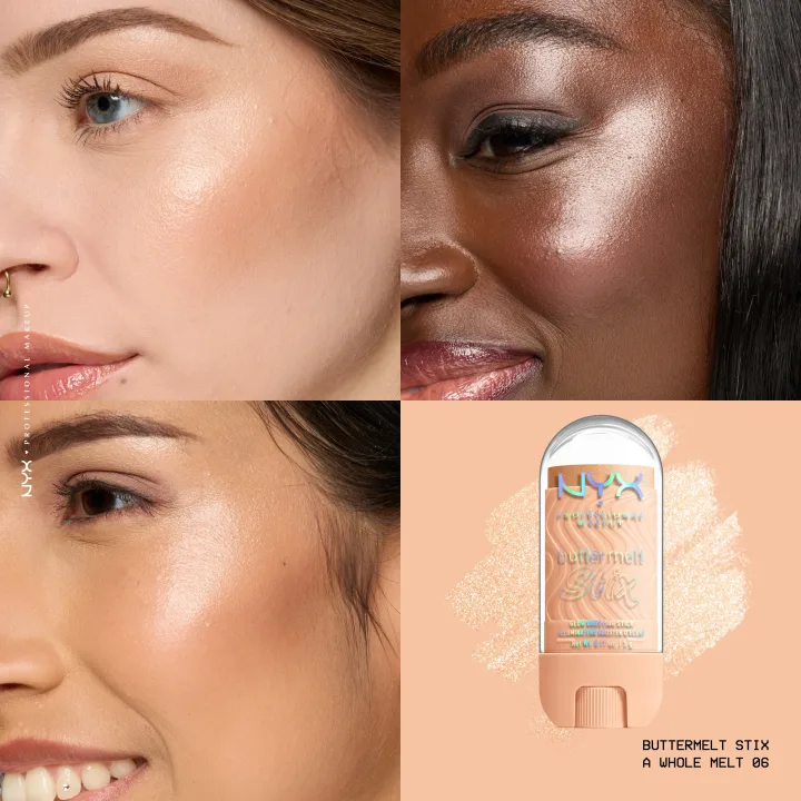 NYX Professional Makeup Buttermelt Glaze Highlighter 8 ml 06 A Whole Melt NYX Professional Makeup