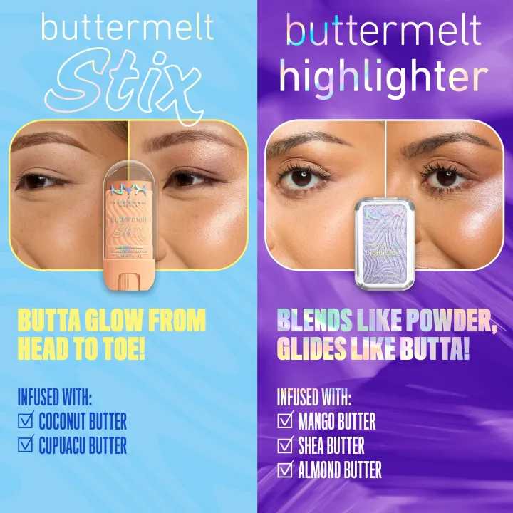 NYX Professional Makeup Buttermelt Glaze Highlighter 8 ml 05 Sending Melt NYX Professional Makeup